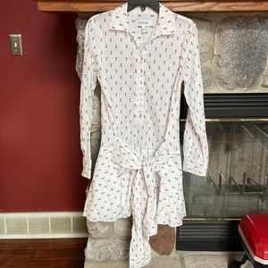 Derek Lam 10 Crosby Tie Waist Shirtdress